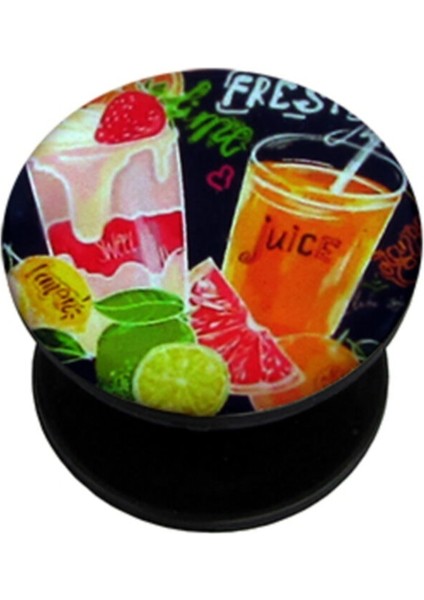 Popsocket Dijital Baskılı Telefon Tutacağı Telefon Parmak Tutucu Popsoket PS1306