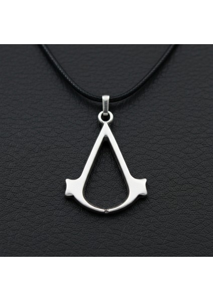 Animus - Assassin's Creed Gümüş Kaplama Deri İp Kolye indirimleri