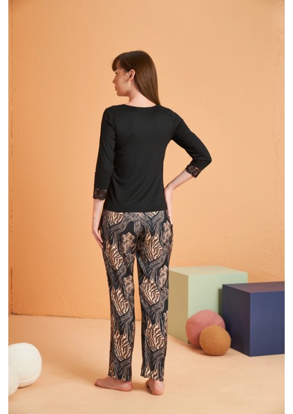 Pjs 28040 Kadın V Yaka Pijama Takım modelleri