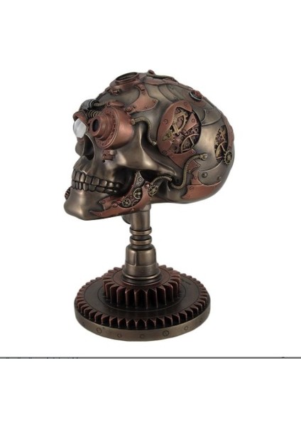 Veronese Design Bronz/bakır Hazır Steampunk Kafatası Heykeli fiyatları