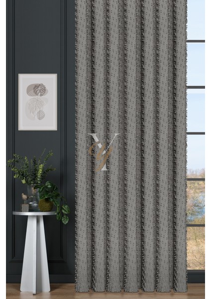 Linda Fon Perde V-6015 Gri fiyatları