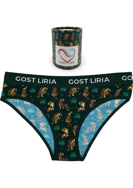 Gost Liria- Tiger Desenli Kadın Slip Külot