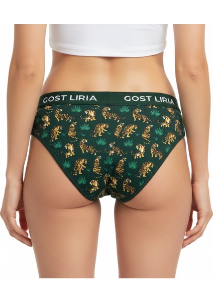 Gost Liria- Tiger Desenli Kadın Slip Külot fırsatları
