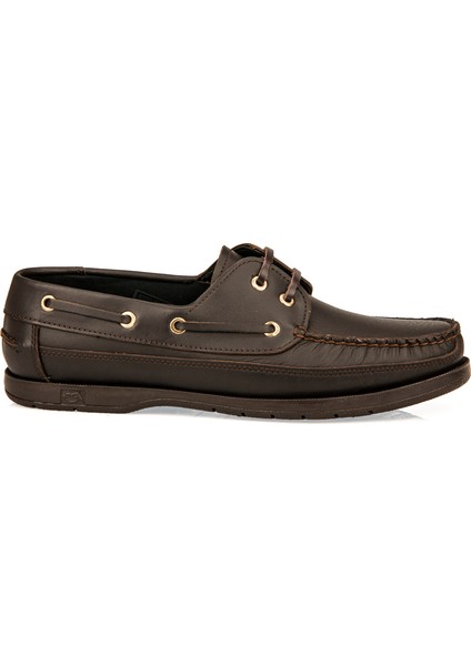 , Hakiki Deri Erkek Günlük Ayakkabı 153423Z291 Kahve fiyatları