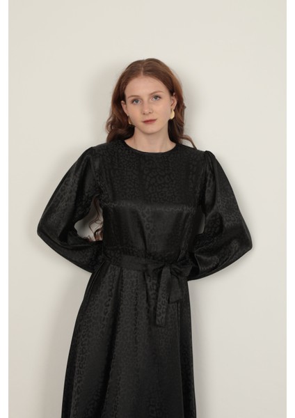 Leopar Jakarlı Elbise fırsatları