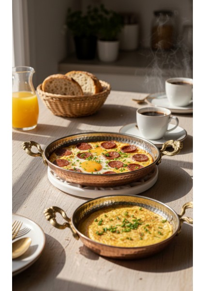 Bakır Tava El Dövmesi 14 cm