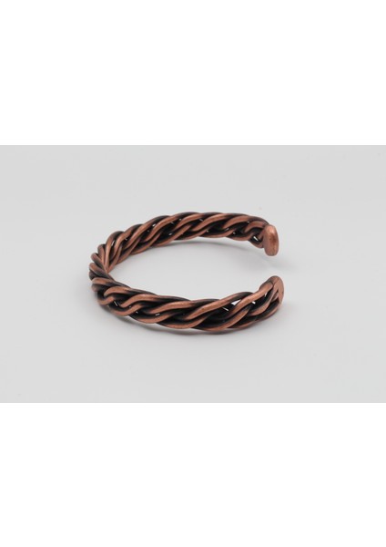 Bakır Eskitme Kalın Sarmal Bileklik fiyatları