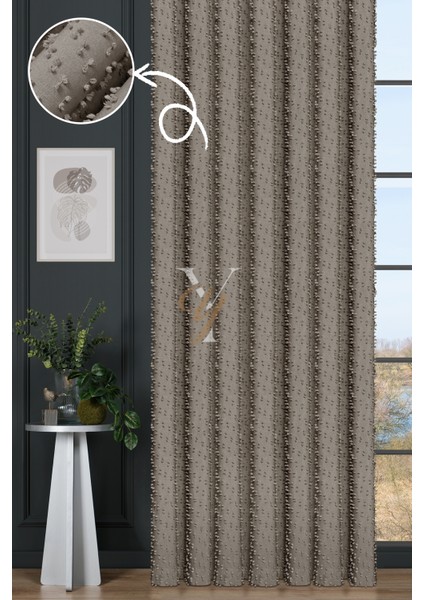 Linda Fon Perde V-6014 Taş