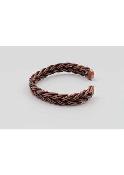 Bakır Eskitme Çift Örgü Bileklik fiyatları