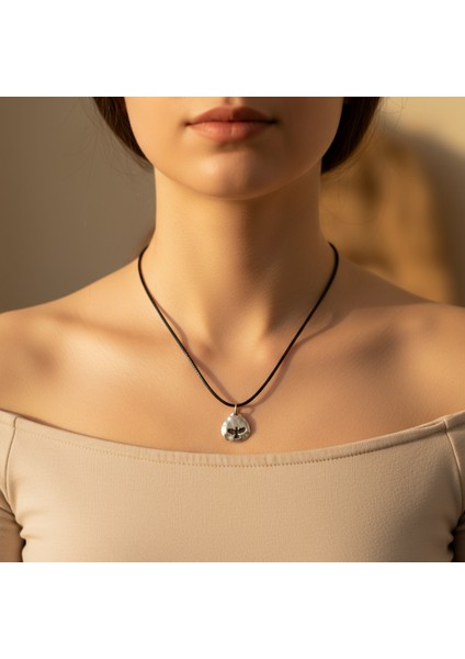 Kartal Gümüş Kaplama Deri Ip Kolye fiyatları