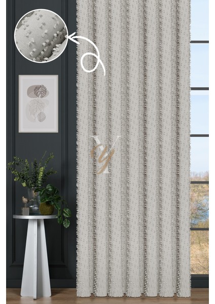 Linda Fon Perde V-6001 Krem