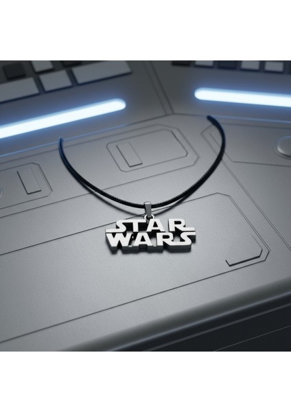 Star Wars Gümüş Kaplama Deri Ip Kolye modelleri