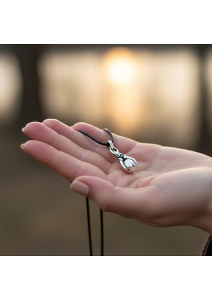 Gotik Ejderha Pençesi Gümüş Kaplama Deri Ip Kolye indirimleri