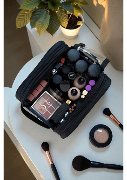 Wingbag Fırça Bölmeli Geniş Makyaj Çantası | Çok Amaçlı Makyaj Fırça Düzenleyici Kozmetik Çantası fiyatları