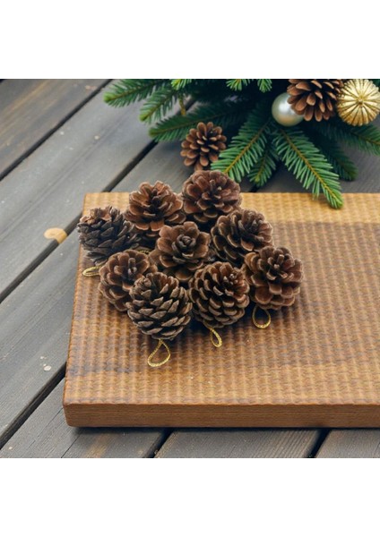 Ipli Kozalak Yılbaşı Ağacı Süsü (9'lu Set) fiyatları