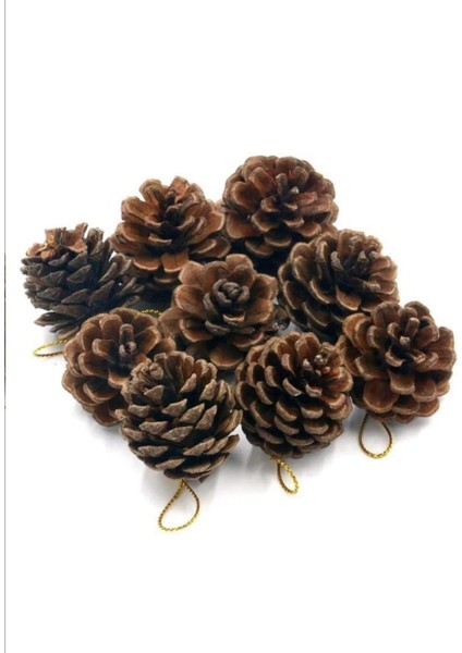 Ipli Kozalak Yılbaşı Ağacı Süsü (9'lu Set) fırsatları