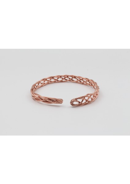 Bakır Ince Örgü Bileklik modelleri