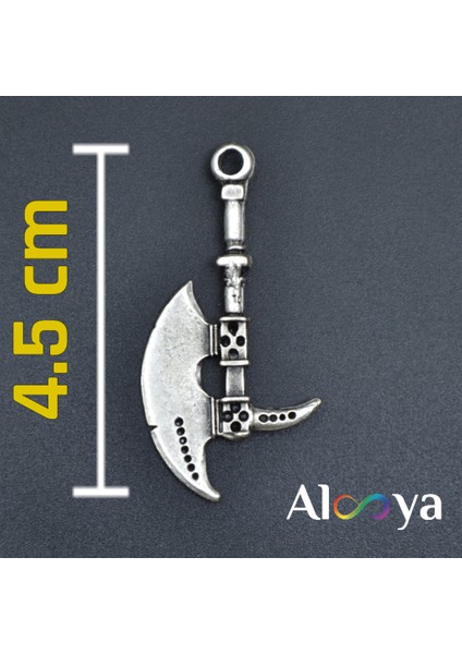 Balta Gümüş Kaplama Deri İp Kolye indirimleri