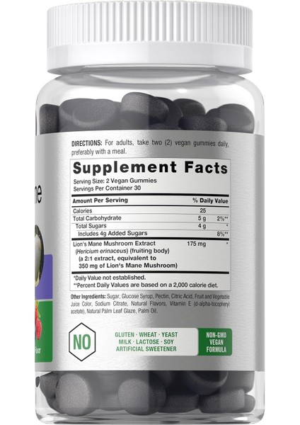 Horbäach Lion's Mane Aslan Yelesi 60 Gummies modelleri