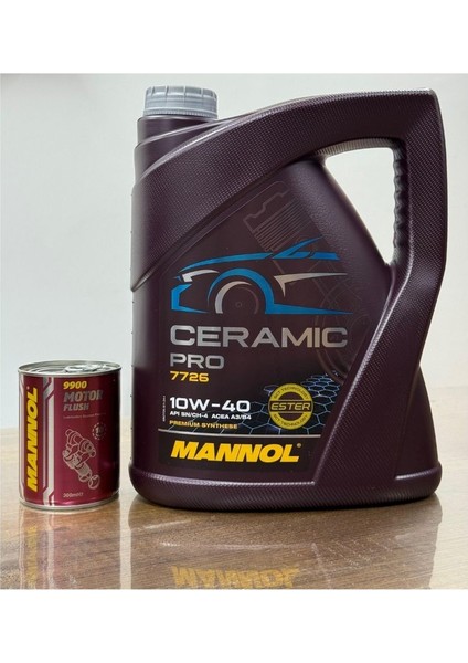 Yüksek Performanslı 2025 Üretimli 5W30 Energy 7726 Motor Yağı 5l ve Motor Flush 300ML Motor Iç Temizleyici Katkısı