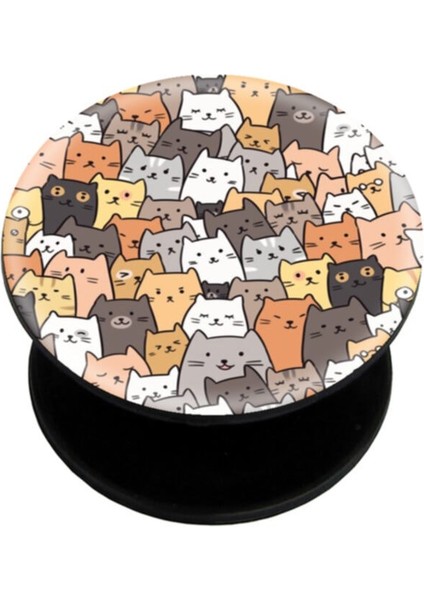 Popsocket Dijital Baskılı Telefon Tutacağı Telefon Parmak Tutucu Popsoket PS1726