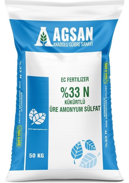 %33 N Süper Azotlu Kükürtlü Amonyum Sülfat Içerikli Gübre 1 kg