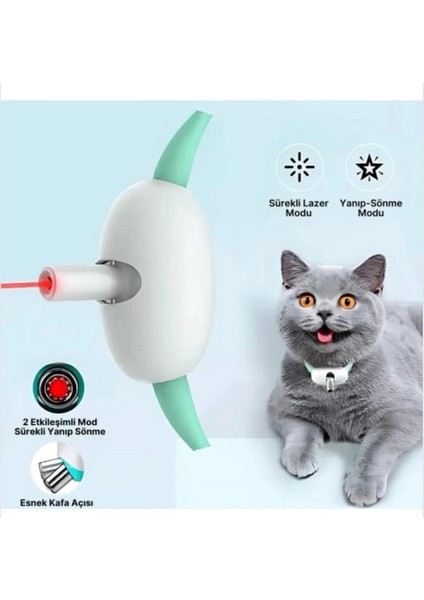 Gold Be Otomatik Lazerli Kedi Tasması