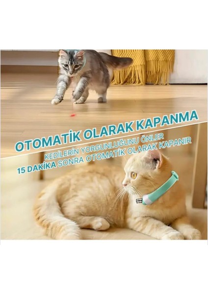 Gold Be Otomatik Lazerli Kedi Tasması indirimleri