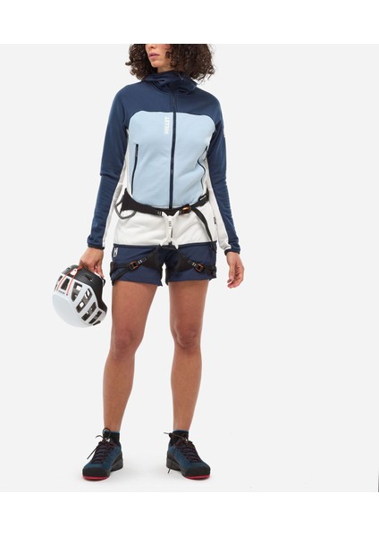 Fusıon Grıd H Kadın Kapşonlu Polar Ceket Tam Fermuar MIV9032 N9954 fiyatları