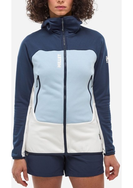 Fusıon Grıd H Kadın Kapşonlu Polar Ceket Tam Fermuar MIV9032 N9954 modelleri