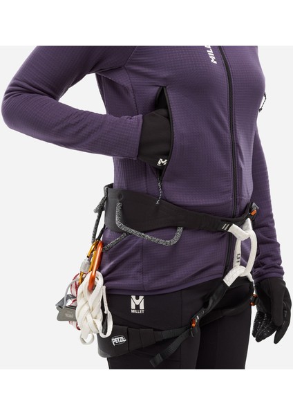 Fusıon Grıd H Kadın Kapşonlu Polar Ceket Tam Fermuar MIV9032 N9332 indirimleri