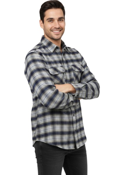 Erkek Kışlık Çift Cep Kapaklı Gömlek BGL-ST04933 fiyatları