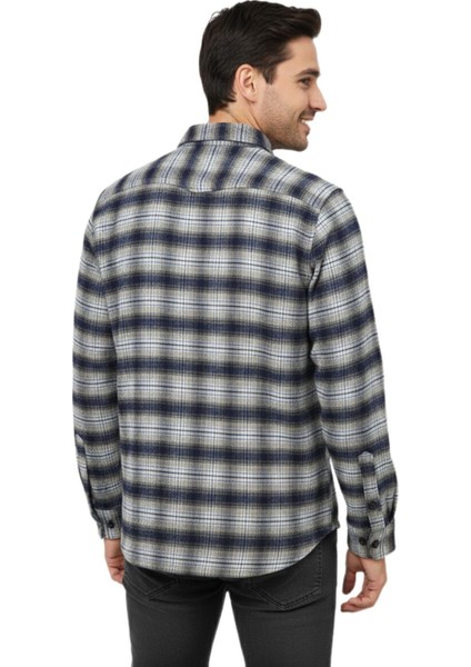 Erkek Kışlık Çift Cep Kapaklı Gömlek BGL-ST04933 modelleri