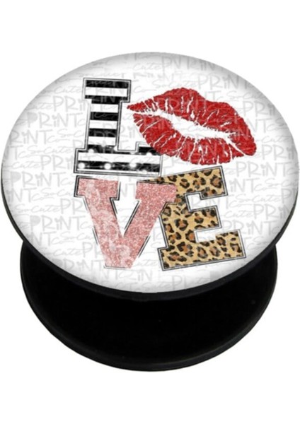 Popsocket Dijital Baskılı Telefon Tutacağı Telefon Parmak Tutucu Popsoket PS1750