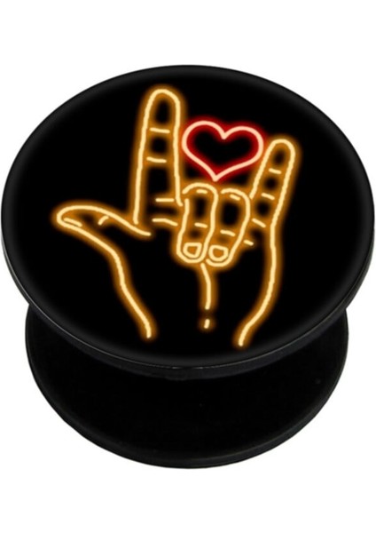 Popsocket Dijital Baskılı Telefon Tutacağı Telefon Parmak Tutucu Popsoket PS1869