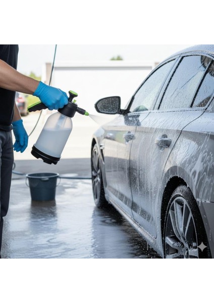 2 Başlıklı Oto Köpük Su Püskürtme ve Bitki Bakım Sulama Aleti 2 Litre Oto Yıkama Spreyi fiyatları