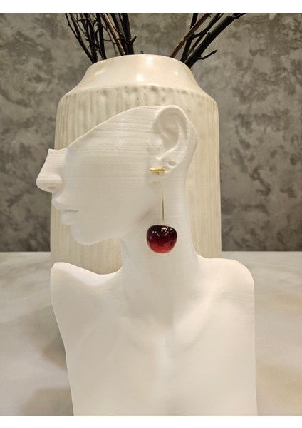 Sallantılı Kiraz Küpe