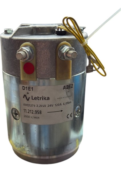 IM0055 Mahle MM191 Letrika DC Motor 24V-2.2KW 2600 Devir Sağ Dönüş