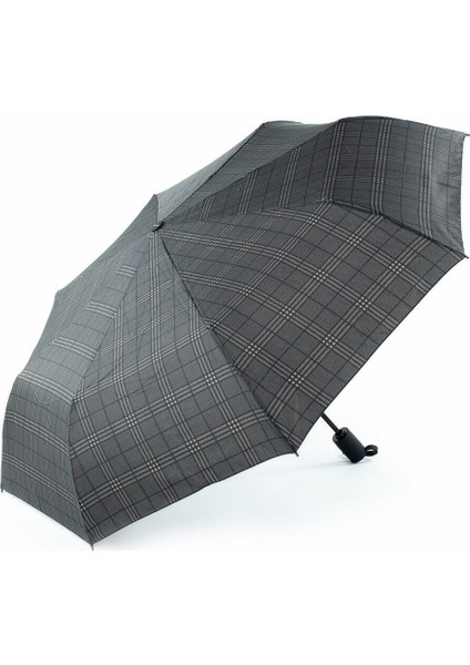 8 Telli Fiber Rüzgarda Dayanıklı Siyah Şemsiye, Çok Renk Seçenekleri