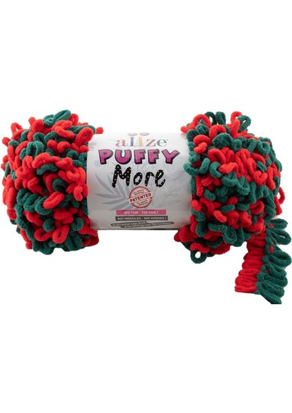 Alize Puffy More 6292 2'li Paket Kendinden Ilmekli El Örgü Ipi Battaniye, Bebek Ürünleri fiyatları