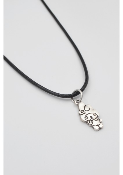 Sanrio My Melody Kolye - Sevimli PU Deri İp Zincirli Unisex Gümüş Kaplama - 60 cm fiyatları