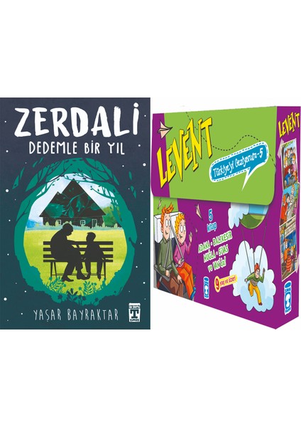 Zerdali Dedemle Bir Yıl (Yaşar Bayraktar) ve Levent Türkiyeyi Geziyorum 5 Set - (5 Kitap)
