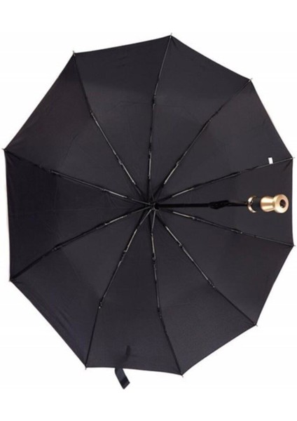 Otomatik 10 Telli Siyah Erkek Şemsiye, Sağlam ve Şık Tasarım fırsatları