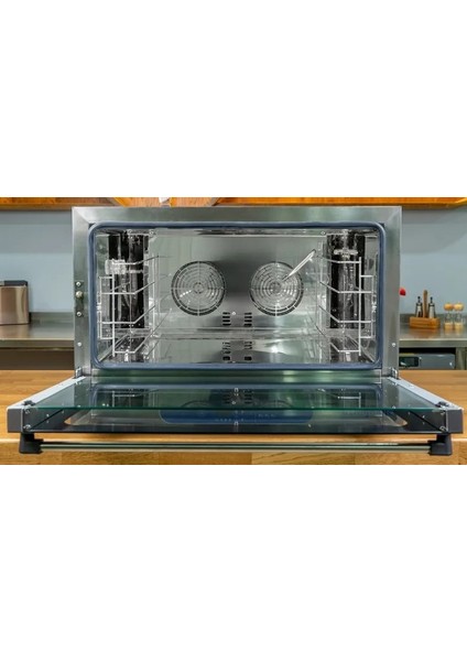 Konveksiyonlu Patisserie Fırını - Buharlı (40X60 4 Tepsi Kapasiteli) - Manuel 220V fiyatları