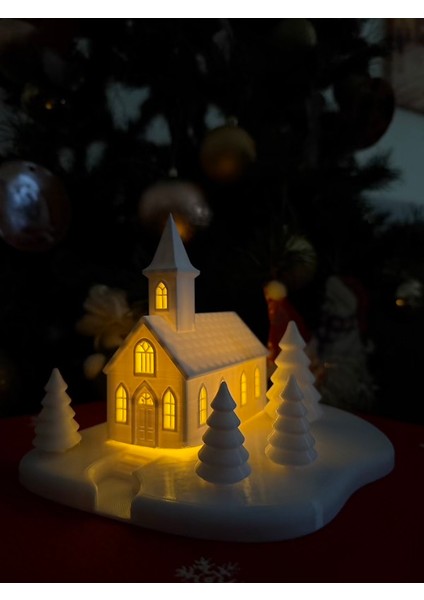 Işıklı 3D Baskı Minyatür Kış Evi – El Yapımı, Koleksiyonluk Yılbaşı & Ev Dekorasyonu Parçası - Sınırlı Üretim, Işıklı Yılbaşı & Dekoratif Ev Objeleri” fırsatları