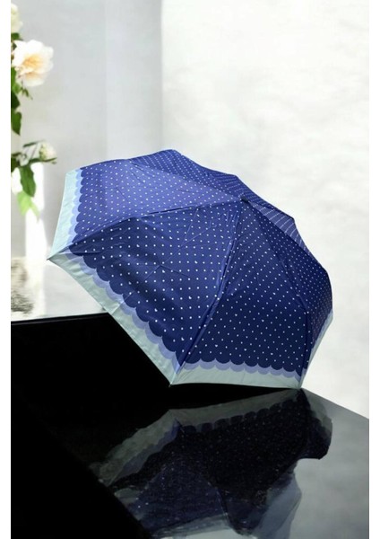 Mavi Otomatik Açıp Kapanan Yetişkin Şemsiye, Pratik ve Şık Tasarım