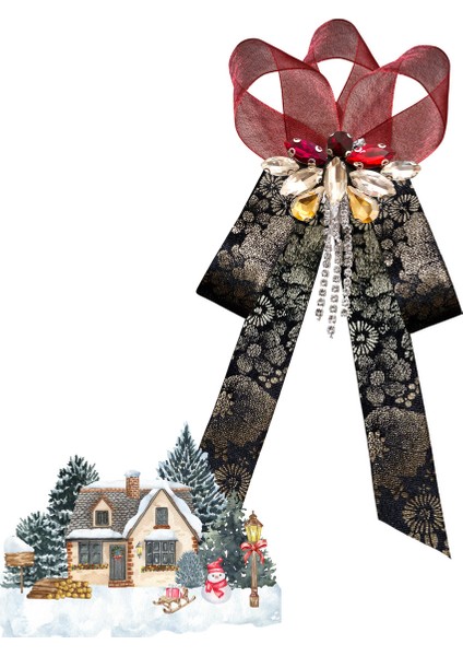 Yeni Yıl , Noel , Christmas ,baskılı Siyah Özel Tasarım Broş fiyatları