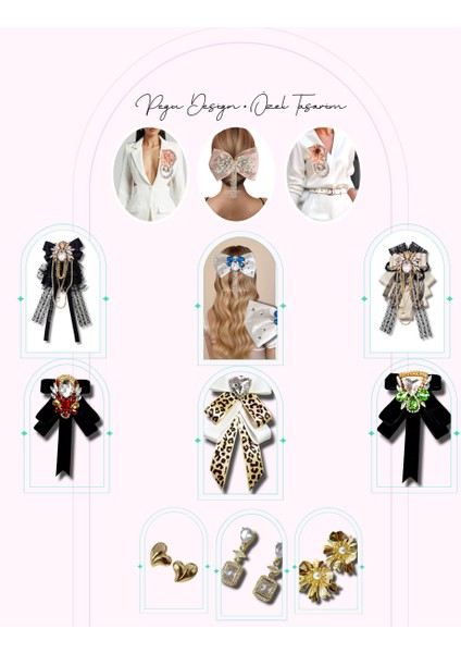 Zümrüt Damla Taş I Çok Katlı Siyah Kadife El Yapımı Broş fiyatları