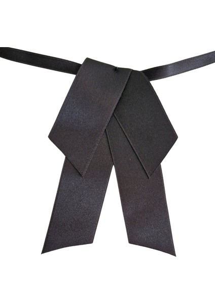 Siyah Saten,kravat Yaka Çiçeği,yaka Broş,okul,çanta,şal,gömlek Aksesuar