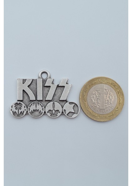 Kiss Gümüş Kaplama Örme Zincir Kolye fırsatları